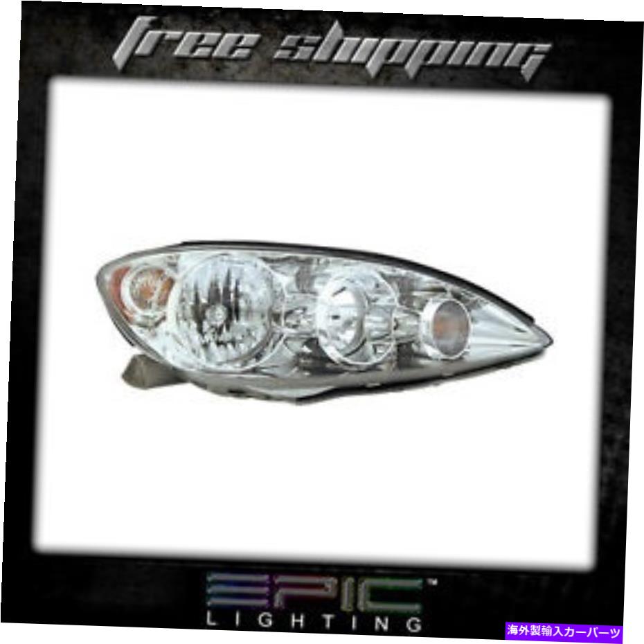 USヘッドライト FITS 2005-06 Camry Le＆XLE W / Chromeヘッドライトヘッドランプ右乗客のみ Fits 2005-06 Camry LE & XLE w/ Chrome Headlights Headlamps Right Passenger Only【並行輸入品】