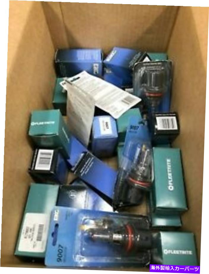 USヘッドライト 9007ハロゲンヘッドライト球根（たくさん30 eiko and fleethite *） 9007 Halogen Headlight Bulbs (LOT OF 30 Eiko and FLEETRITE*)【並行輸入品】