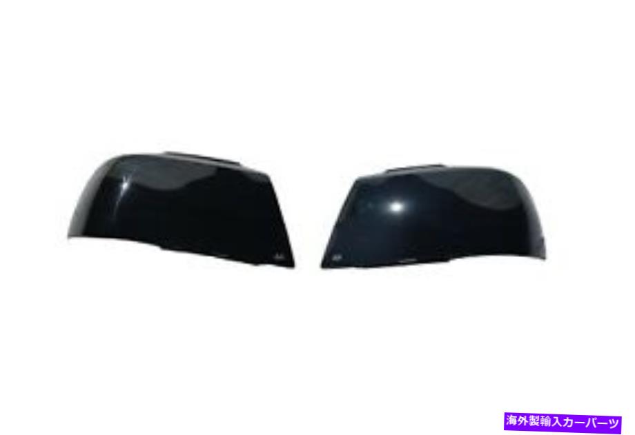 USヘッドライト 自動ベント37808ヘッドライトカバーは07-13シエラ1500に収まります Auto Ventshade 37808 Headlight Covers Fits 07-13 Sierra 1500【並行輸入品】