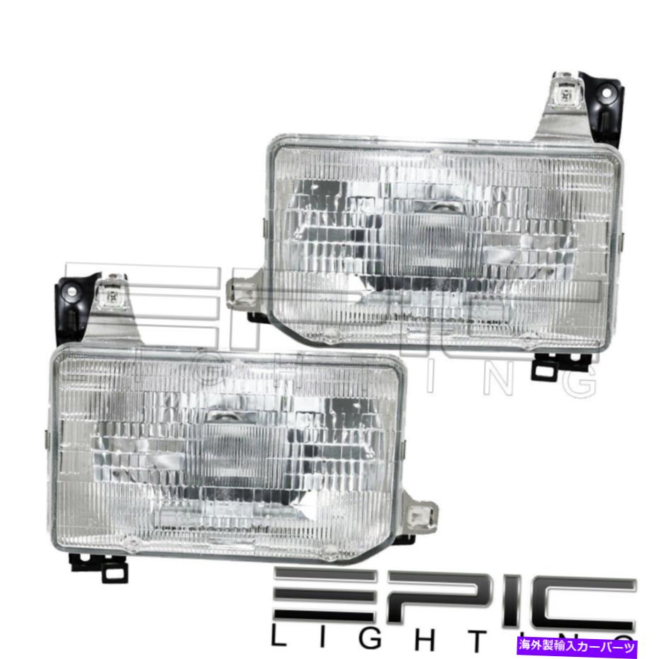 USヘッドライト 1987年から1995年の右側のヘッドランプD21 Pathfinder Left Right Sides Pair Head Lamps for 1987-1995 NISSAN HARDBODY D21 PATHFINDER【並行輸入品】