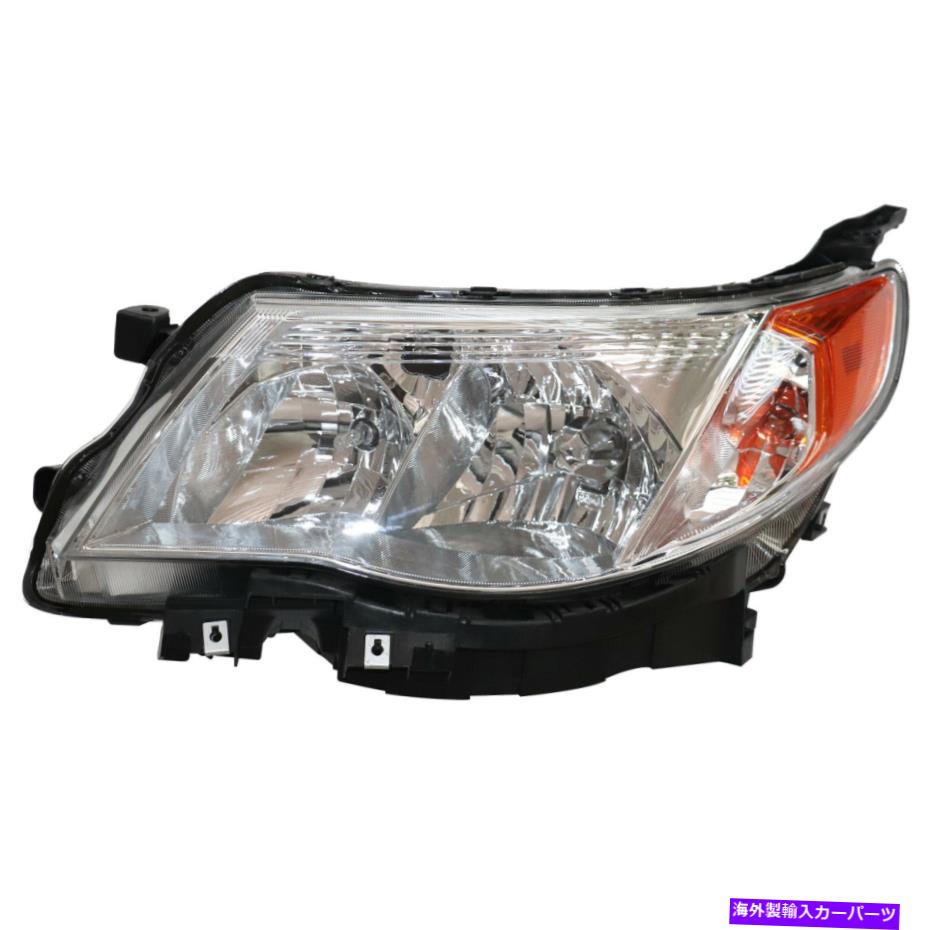 USヘッドライト 2009-2013 Subaru Foresterヘッドライトヘッドランプハロゲン左ドライバーLH側 For 2009-2013 Subaru Forester Headlight Head Lamp Halogen Left Driver LH Side【並行輸入品】