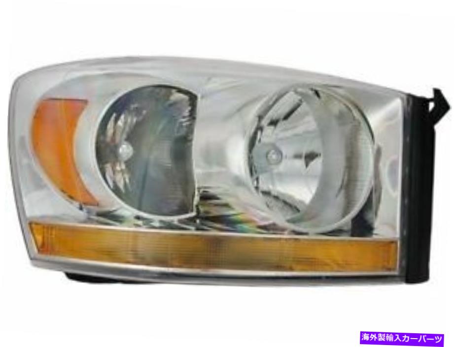 USヘッドライト 左 - ドライバ側ヘッドライトアセンブリ4NMS87用Dodge RAM 1500 2500 3500 2006 Left - Driver Side Headlight Assembly 4NMS87 for Dodge Ram 1500 2500 3500 2006【並行輸入品】