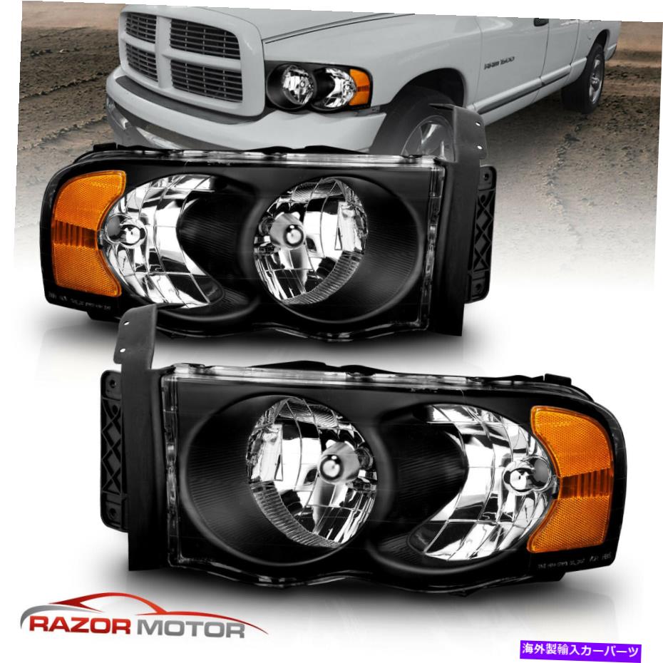 USヘッドライト 2002-2005 Dodge RAM 1500 2500 3500 3500のための交換用ヘッドライト左+右 Replacement Headlights for 2002-2005 Dodge Ram 1500 2500 3500 Left +Right【並行輸入品】 35,688円