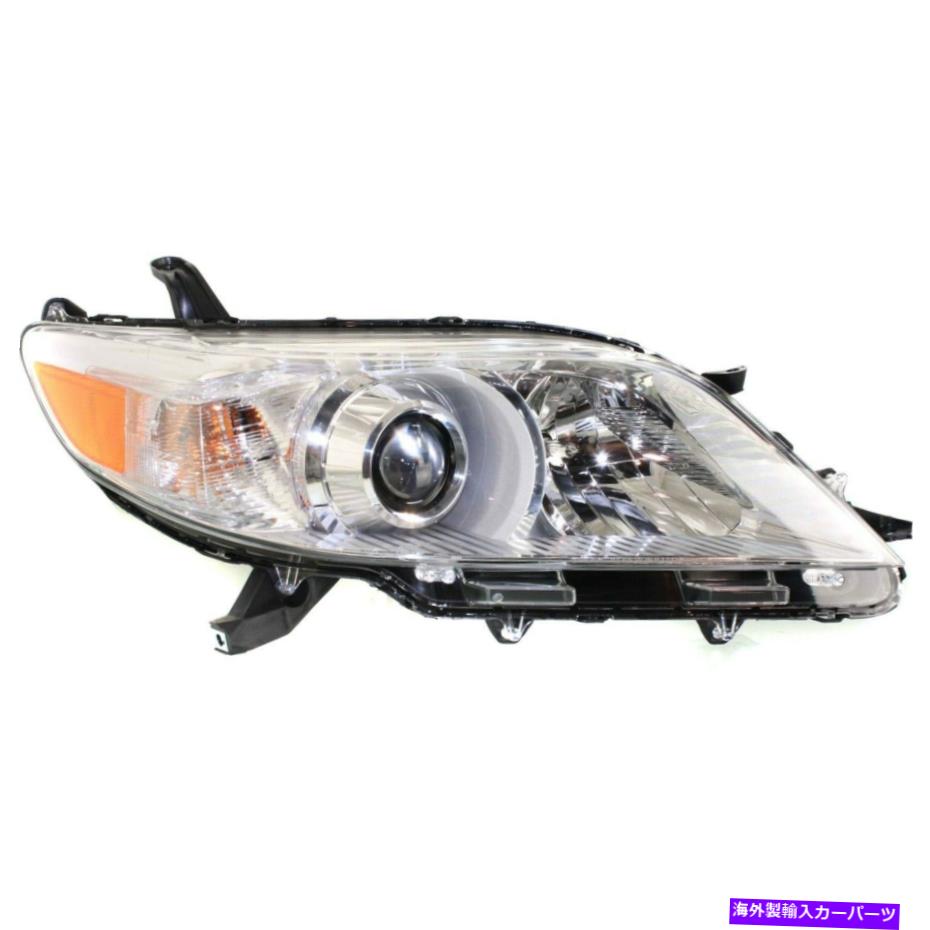 USヘッドライト 2016年2016年2017年2017年2017年2017年2017年2017年2017 Headlight For 2011-2015 2016 2017 2018 Toyota Sienna Right With Bulb【並行輸入品】