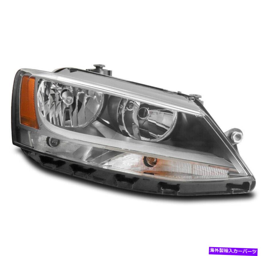 USヘッドライト 2011-2018 Volkswagen Jetta Sedan Chromeヘッドライトランプ旅客右側 FOR 2011-2018 VOLKSWAGEN JETTA SEDAN CHROME HEADLIGHT LAMP PASSENGER RIGHT SIDE【並行輸入品】