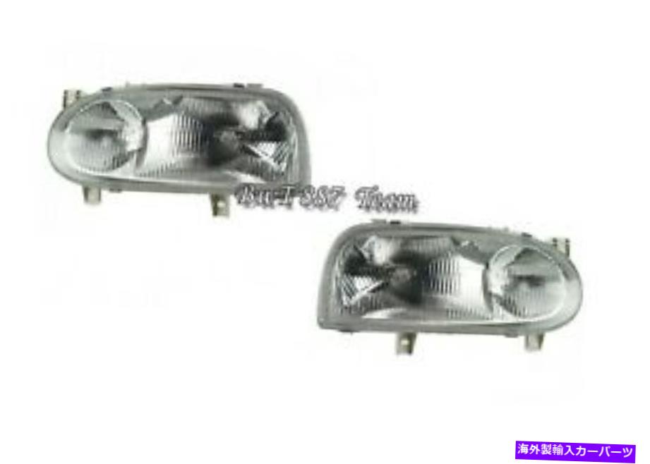 USヘッドライト VW GOLF III MK3 GTI 92-98ヘッドライトフロントランプLH + RHペア FOR VW GOLF III MK3 GTI 92-98 HEADLIGHTS FRONT LAMPS LH+RH PAIR【並行輸入品】 34,749円