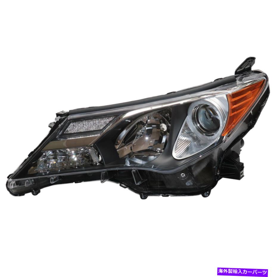USヘッドライト 2013-2015トヨタRAV-4左運転側のヘッドライト Fits 2013-2015 Toyota RAV-4 Left Driver Side Headlight【並行輸入品】