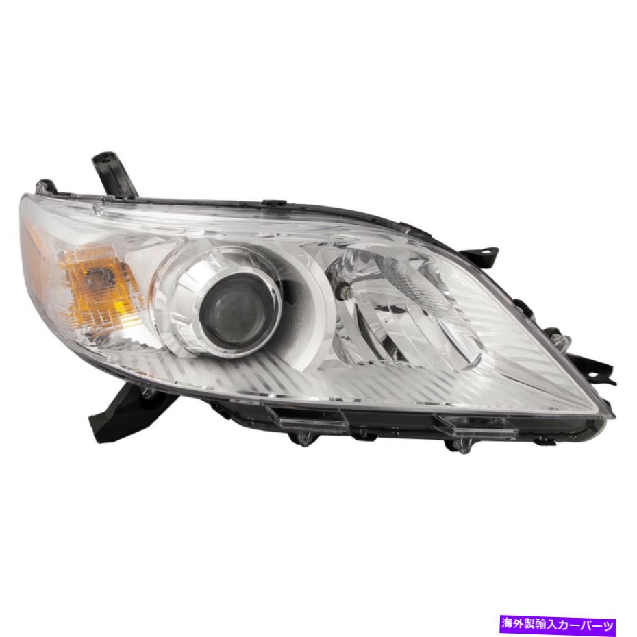 USヘッドライト トヨタシエナハロゲンヘッドライトヘッドランプ助手席側 Fits 2011-2018 Toyota Sienna Halogen Headlight Headlamp Passenger Side【並行輸入品】
