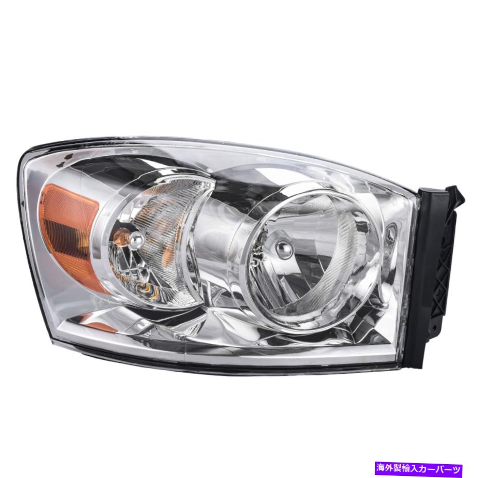 USヘッドライト 旅客サイドヘッドランプアセンブリコンポジット - フィッツ2007-2008ドッジRAM 1500 Passenger Side Headlamp Assembly Composite - Fits 2007-2008 Dodge Ram 1500【並行輸入品】
