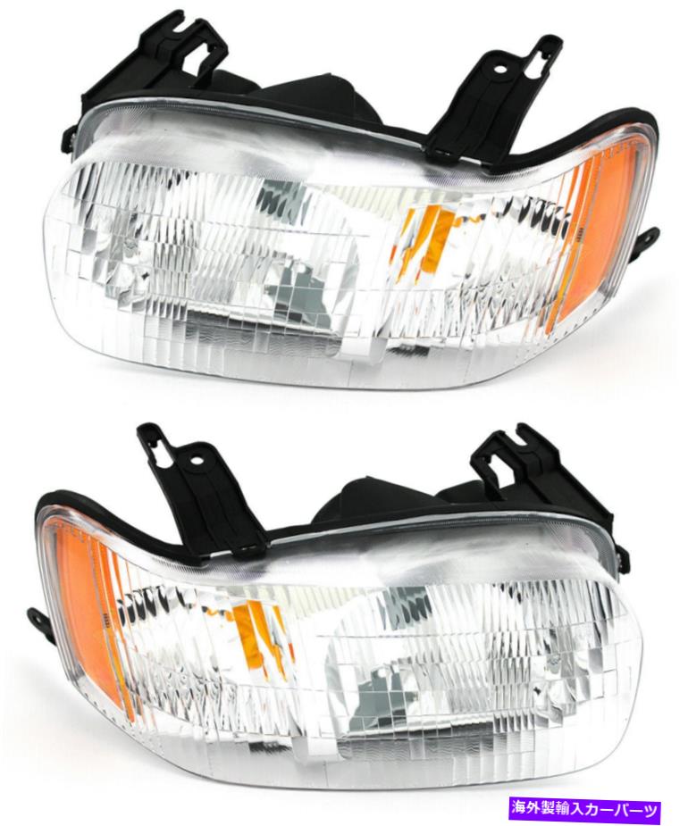 USヘッドライト 2001年2002 2003 2004フォードエスケープヘッドライトペアセット For 2001 2002 2003 2004 Ford Escape Headlights Pair Set【並行輸入品】