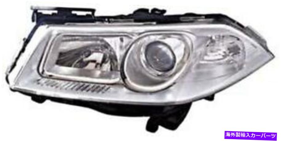 USヘッドライト Chromeヘッドライトフロントランプ左フィートルノーメガネCabrio Sedan Wagon 2006- Chrome Headlight Front Lamp Left Fits RENAULT Megane Cabrio Sedan Wagon 2006-【並行輸入品】