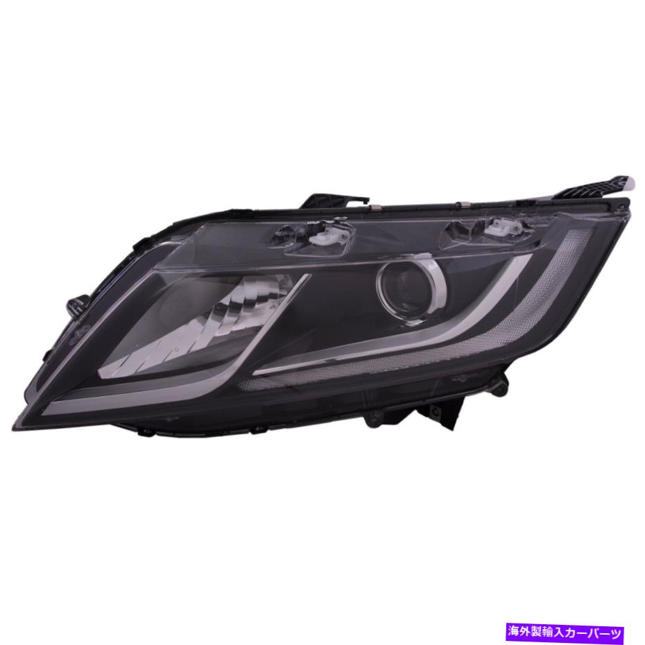 USヘッドライト HEADLIGHT HALOGEN W / O DRL左のドライバは2018-2019ホンダオデッセイ Headlight Halogen w/o DRL Left Driver For 2018-2019 Honda Odyssey【並行輸入品】