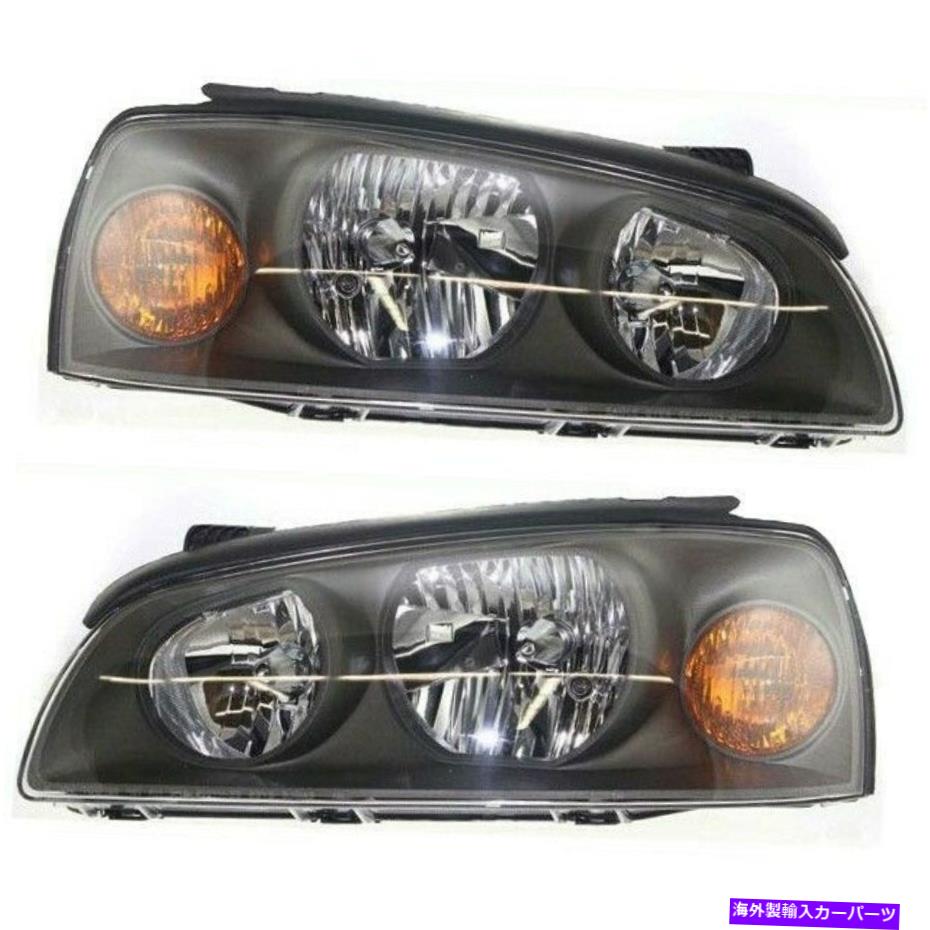 USヘッドライト Headlightは2004年2005年2006年のELANTRA左右のElantra 2PC Headlight Set For 2004 2005 2006 Hyundai Elantra Left and Right With Bulb 2Pc【並行輸入品】
