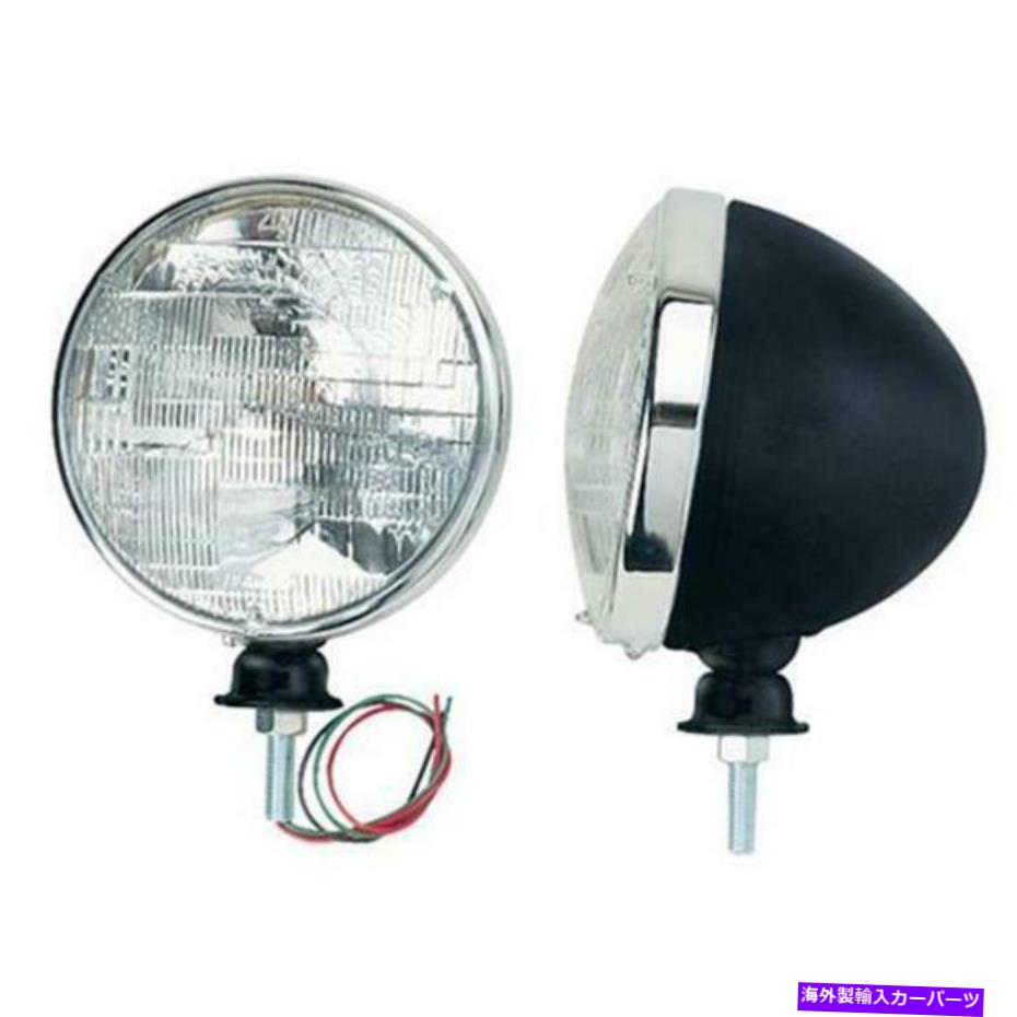 USヘッドライト ブラックダイエットタイプヘッドライト、ハロゲン電球 Black Dietz Type Headlights, Halogen Bulb【並行輸入品】