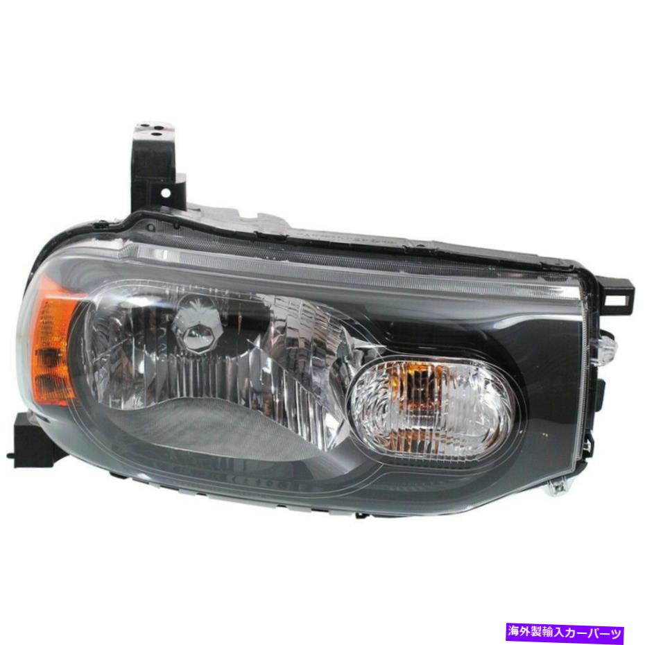 USヘッドライト 2009-2014日産キューブSS SLモデルの球状の右電球カーパ Headlight For 2009-2014 Nissan Cube S SL Models Wagon Right With Bulb CAPA【並行輸入品】