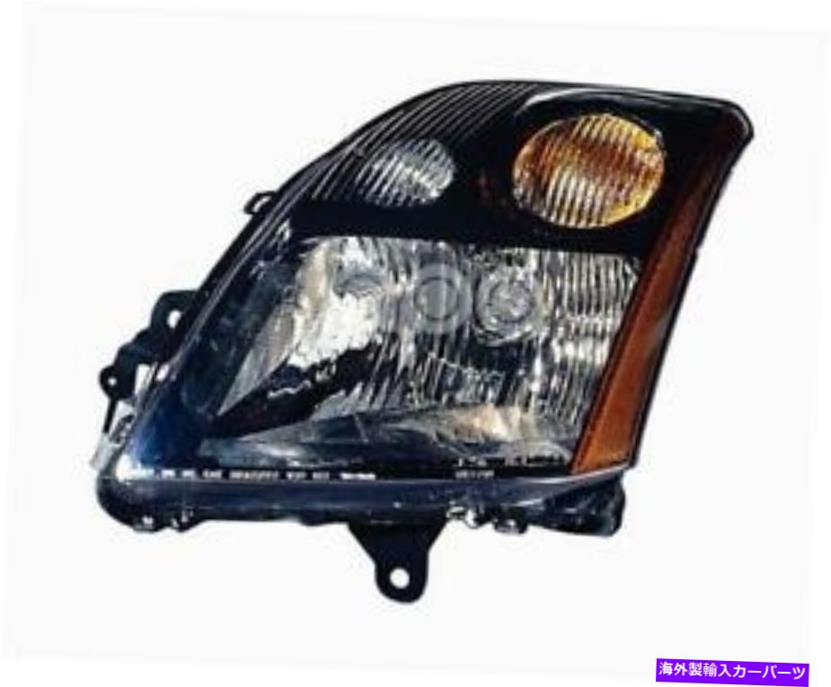 USヘッドライト 2007年 - 2009年Sentra Sedan左運転側集会 Headlight Replacement for 2007 - 2009 Sentra Sedan Left Driver Side Assembly【並行輸入品】