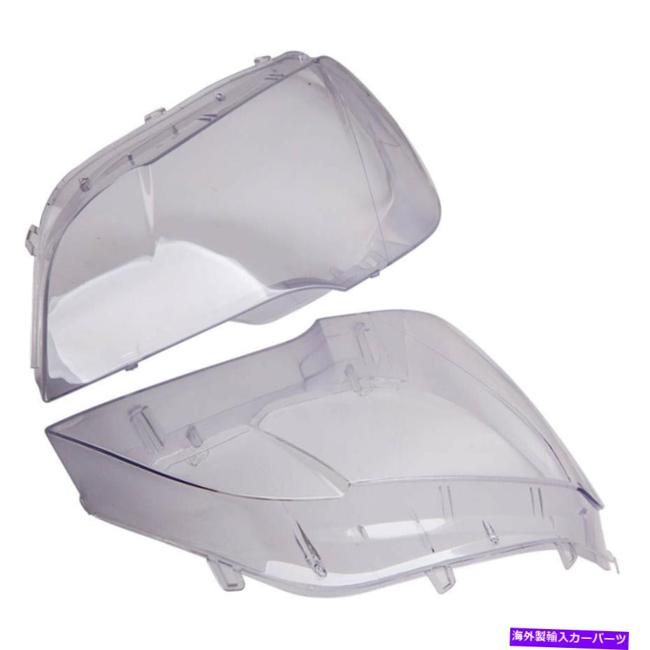 USヘッドライト BMW X5 E70プラスチックカバーの取り替えのためのペアヘッドライトガラスヘッドランプレンズ Pair Headlight Glass Headlamp Lens For BMW X5 E70 Plastic Cover Replacement【並行輸入品】