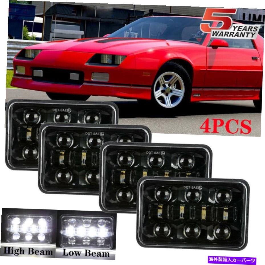 USヘッドライト DOT承認された4PCS 4X6 \