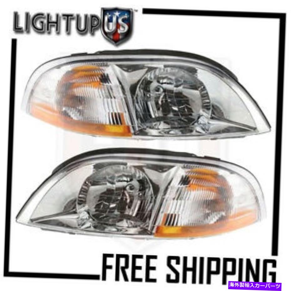 USヘッドライト ヘッドライトヘッドランプのペアは99-00フォードウィンドスールの右右に設定 Headlight Headlamp Pair Left right set for 99-00 Ford Windstar【並行輸入品】