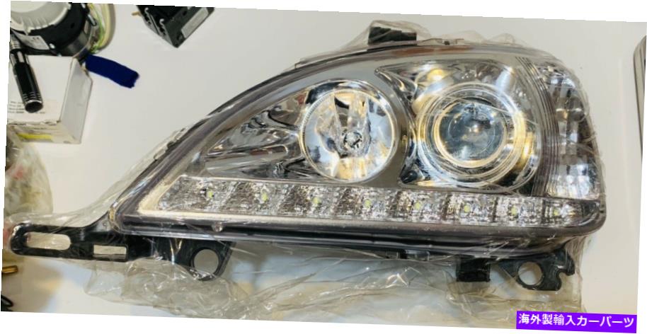 USヘッドライト 1998-2001左ドライバーベンツW163 ML320 ML430 SMD LEDプロジェクターヘッドライトクロム 1998-2001 LEFT DRIVERS Benz W163 ML320 ML430 SMD LED Projector Headlight Chrome【並行輸入品】