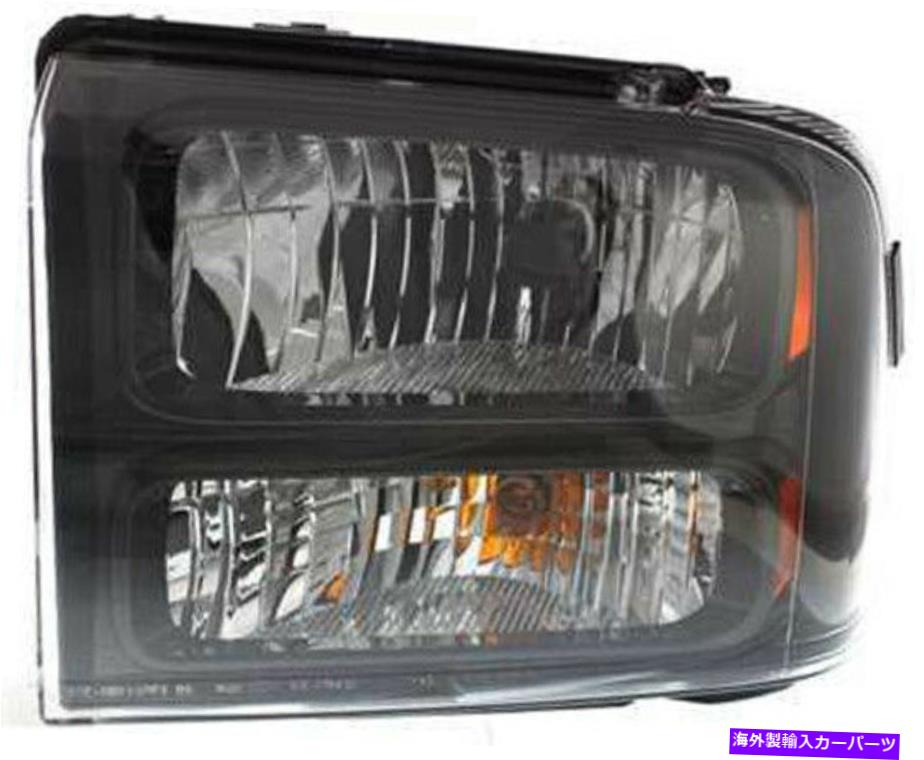 USヘッドライト 05-07フォードのための左運転側のヘッドライトヘッドランプ、F-250、F-350 Left Driver Side Headlight Head Lamp for 05-07 Ford Excursion, F-250, F-350【並行輸入品】