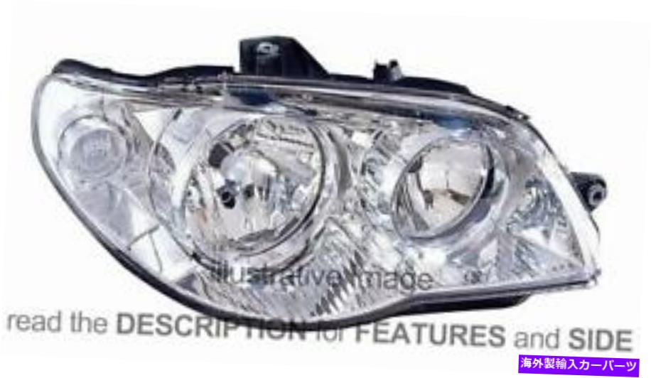 USヘッドライト LHDヘッドライトフィアットシエナストラダピックアップ2005-2012左側51754472 LHD Headlight Fiat Siena Strada Pick-Up 2005-2012 Left Side 51754472【並行輸入品】