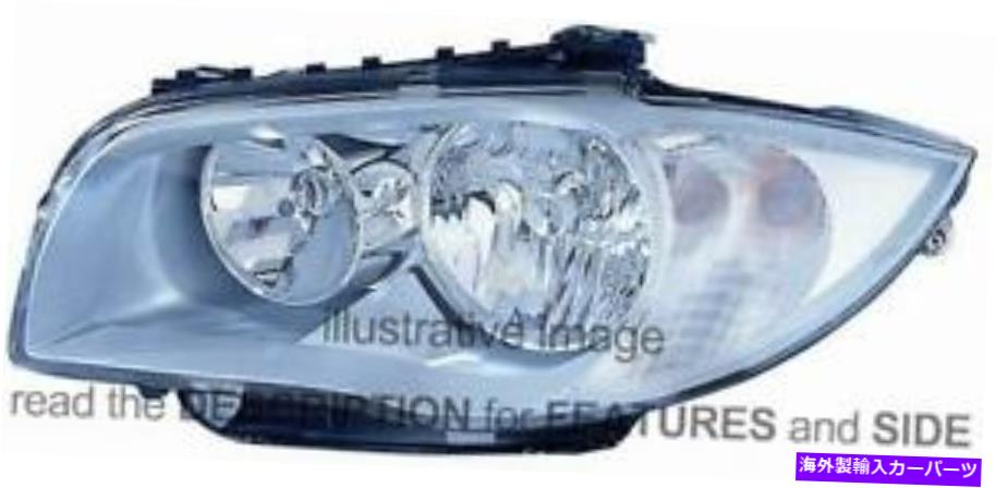 USヘッドライト LHDヘッドライトBMWシリーズ1 2004-2007左側63126924485 LHD Headlight Bmw Series 1 2004-2007 Left Side 63126924485【並行輸入品】