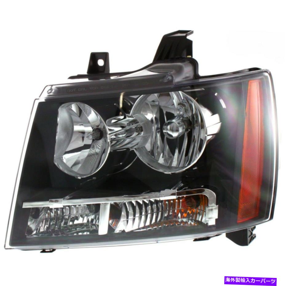 USヘッドライト 2007年から2014年のヘッドライトChevrolet Tahoe 2007-2013 Avalanche LH Capa W / Bulb Headlight For 2007-2014 Chevrolet Tahoe 2007-2013 Avalanche LH CAPA w/ bulb【並行輸入品】