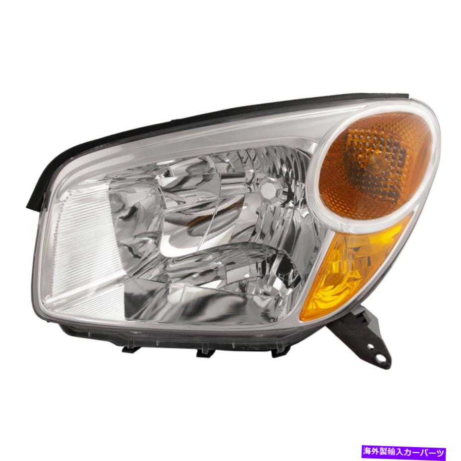 USヘッドライト フィット04-05トヨタRAV 4ヘッドライトヘッドランプ左ドライバーハロゲン交換新着 Fits 04-05 Toyota RAV 4 Headlight Headlamp Left Driver Halogen Replacement New【並行輸入品】