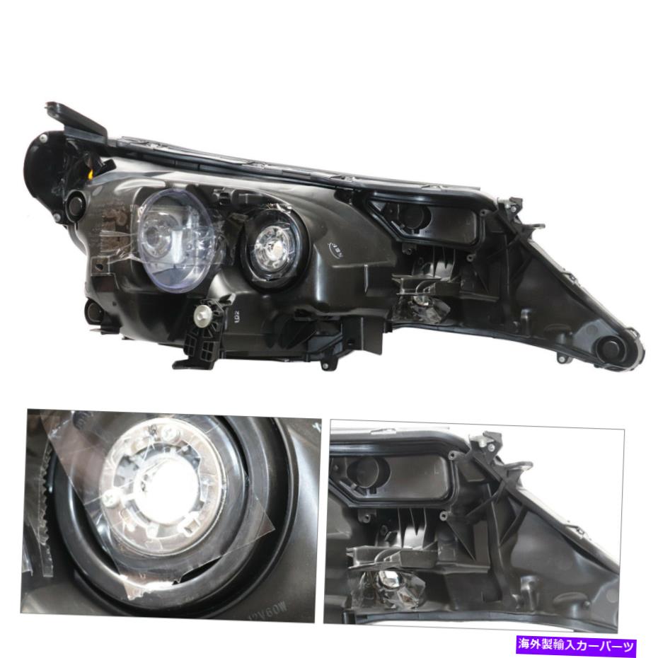 USヘッドライト フィット13-15トヨタRAV-4左運転者側ヘッドライトクロームハウジング Fit 13-15 Toyota RAV-4 Left Driver Side Headlight Chrome Housing with Clear Lens【並行輸入品】