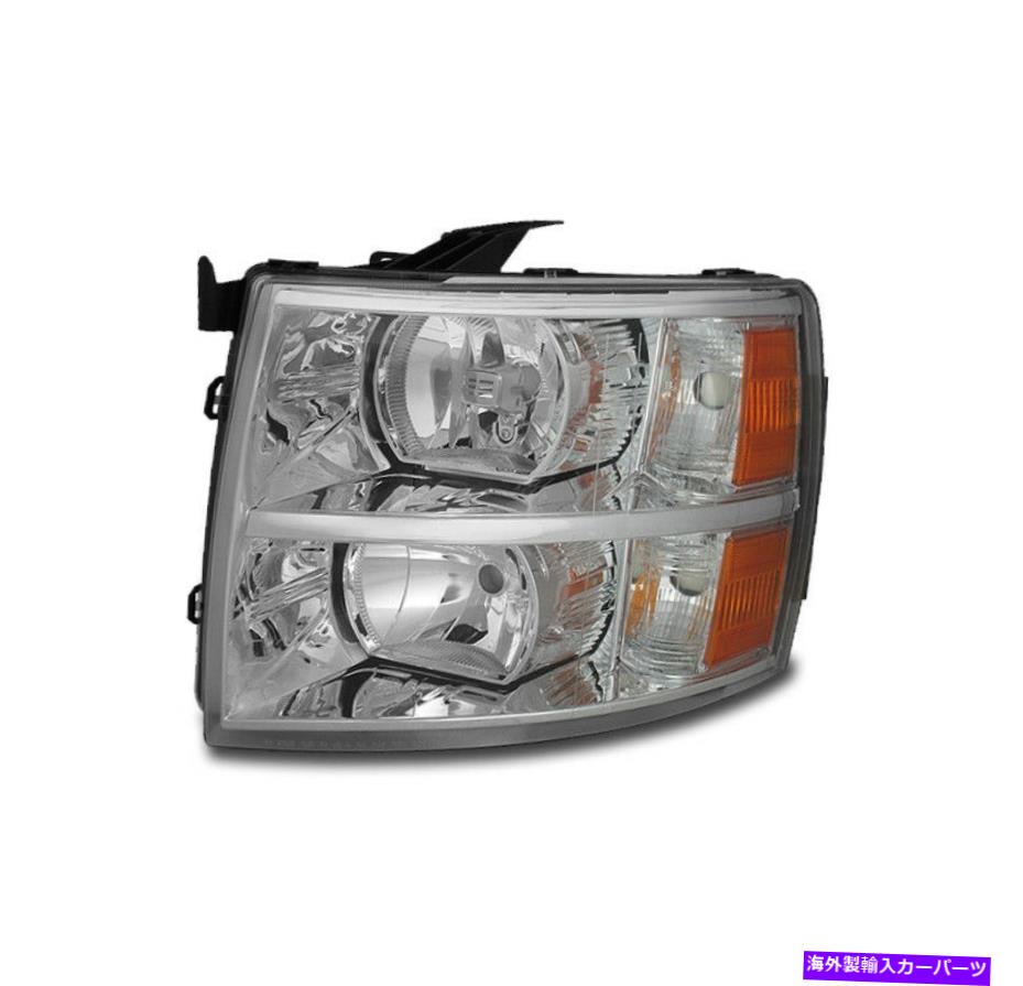 USヘッドライト 2007-2013 Silverado 1500 2500HD 3500HD交換用ヘッドライトランプドライバLH FOR 2007-2013 SILVERADO 1500 2500HD 3500HD REPLACEMENT HEADLIGHT LAMP DRIVER LH【並行輸入品】
