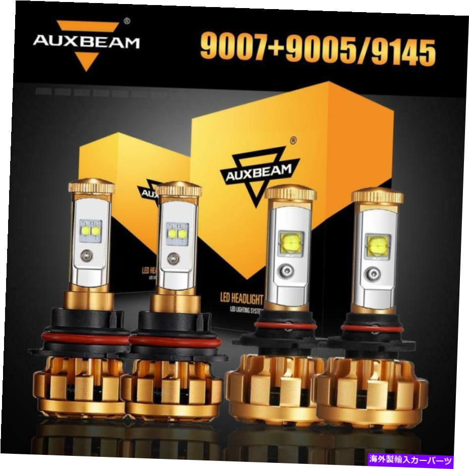 USヘッドライト Auxbeam 9007 + 9145 LEDのヘッドライトの霧のためのF-250スーパーデューティ02-04 AUXBEAM 9007+9145 LED Headlight Fog for Ford F-150 99-03 F-250 Super Duty 02-04【並行輸入品】