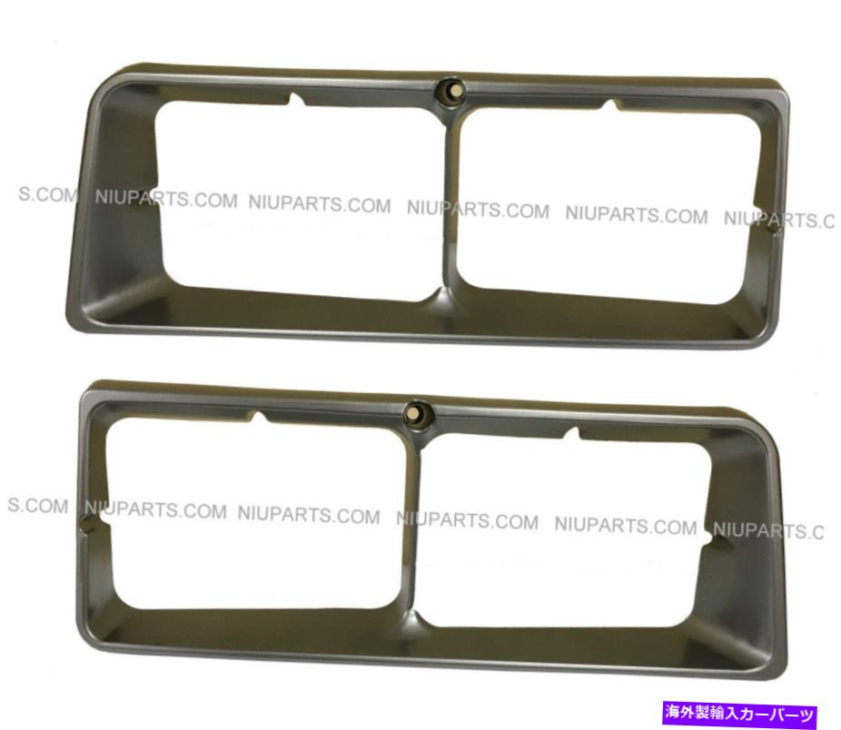 USヘッドライト ヘッドライトベゼル - LH＆RH（FIT：HINO FE2620 FB1817 SG3325 FD2220トラック） Headlight Bezel - LH & RH (Fit: HINO FE2620 FB1817 SG3325 FD2220 Truck)【並行輸入品】