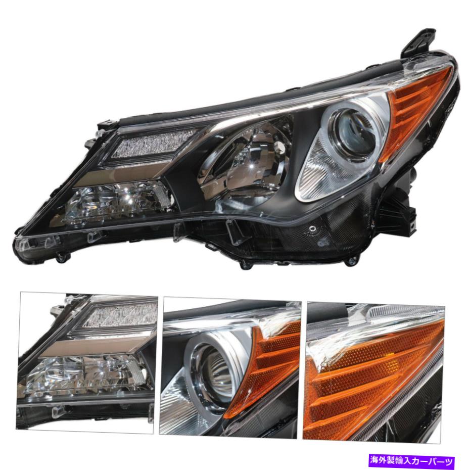 USヘッドライト 2013年2014年2014年2015年トヨタRAV-4左運転者側ヘッドライトヘッドランプ Fits For 2013 2014 2015 Toyota RAV-4 Left Driver Side Headlight Head Lamp【並行輸入品】