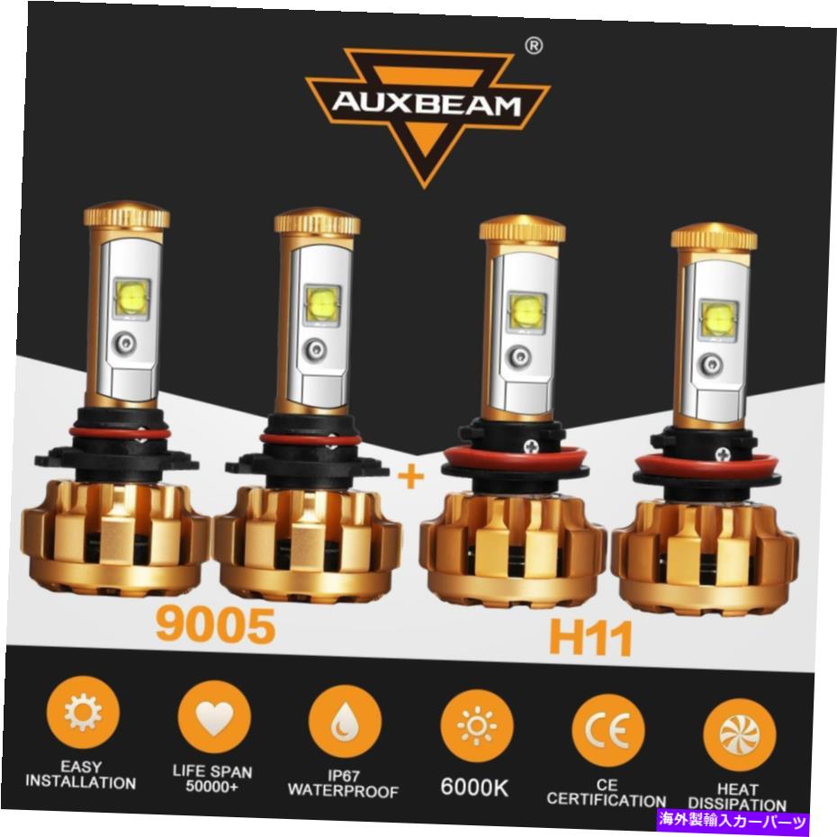 USヘッドライト Auxbeam 9005 + H11 LEDヘッドライトキットHI / LOW for Chevrolet Silverado 1500 07-14 AUXBEAM 9005 + H11 LED Headlight Kit Hi/low for Chevrolet Silverado 1500 07-14【並行輸入品】 34,749円