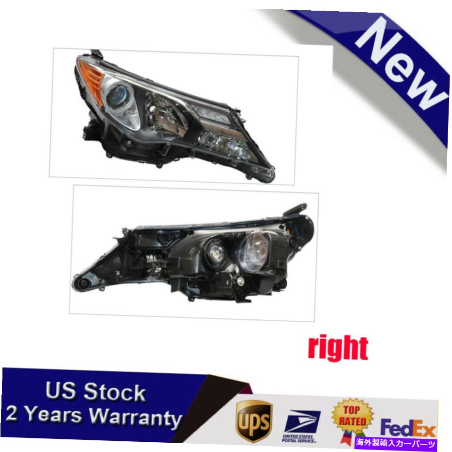 USヘッドライト 2013-2015トヨタRAV4右側プロジェクターヘッドライト交換ランプUSA Fits 2013-2015 Toyota RAV4 Right Side Projector Headlight Replacement Lamp USA【並行輸入品】