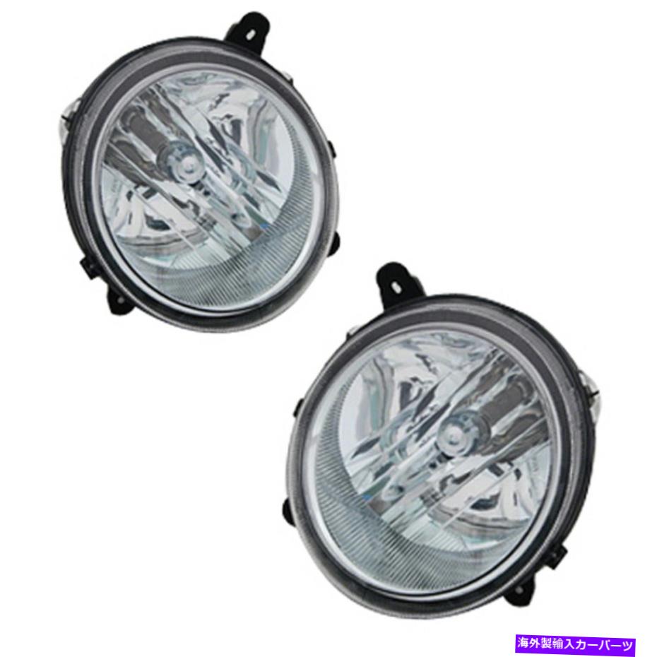 USヘッドライト ヘッドライト高品質CAPA左右のペアJeepコンパスPatriot Headlights High Quality CAPA Left Right Pair For 2007-2017 Jeep Compass Patriot【並行輸入品】