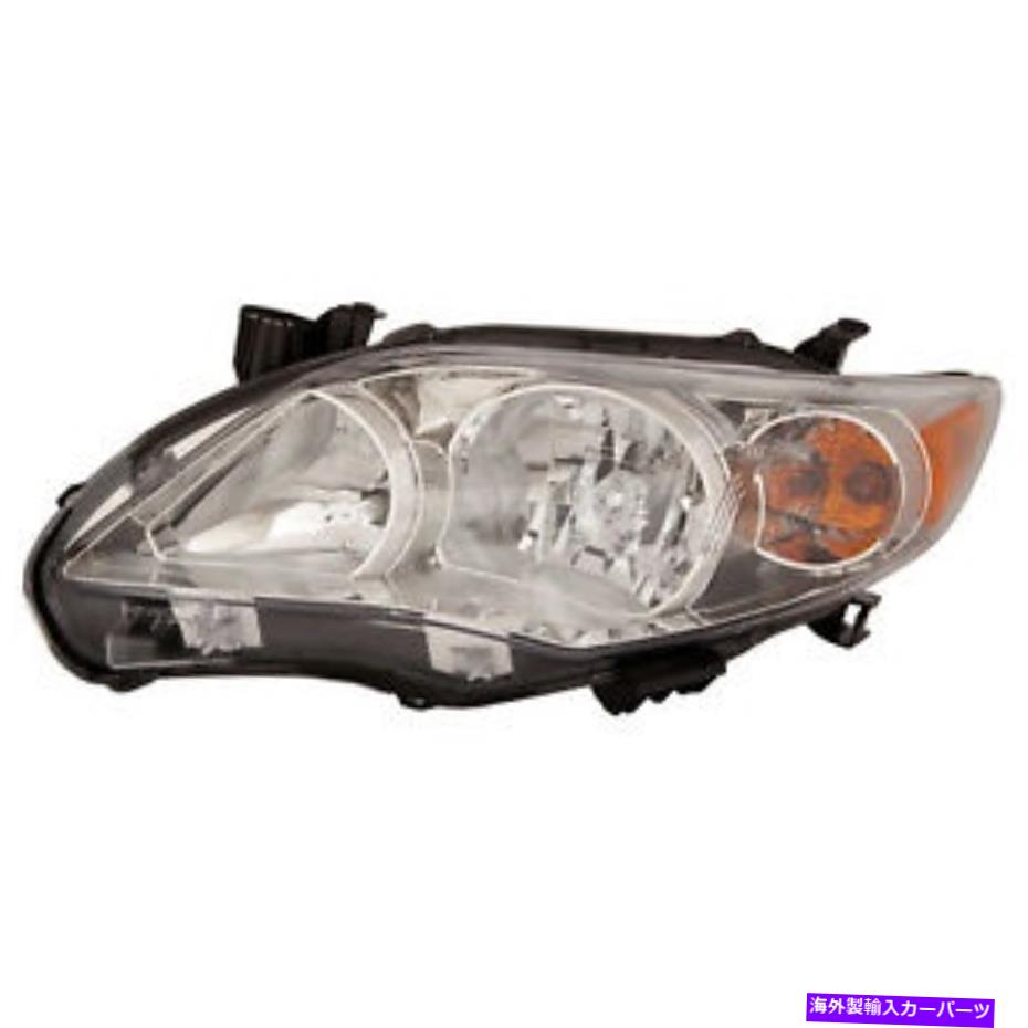USヘッドライト ヘッドライトドライバ側高品質カーパは2011-2013トヨタカローラフィット Headlight Driver Side High Quality CAPA Fits 2011-2013 Toyota Corolla【並行輸入品】