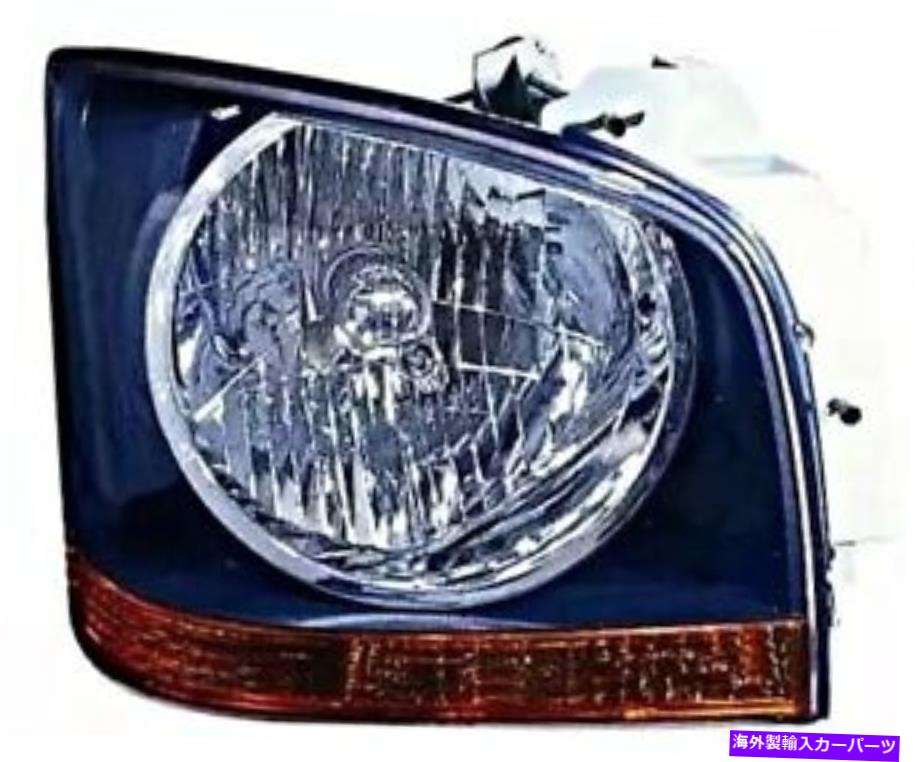 USヘッドライト 手動ヘッドライトフロントランプRHフィットKIA BONGO K2500 K2700 2003 Manual Headlight Front Lamp RH Fits KIA Bongo K2500 K2700 2003【並行輸入品】