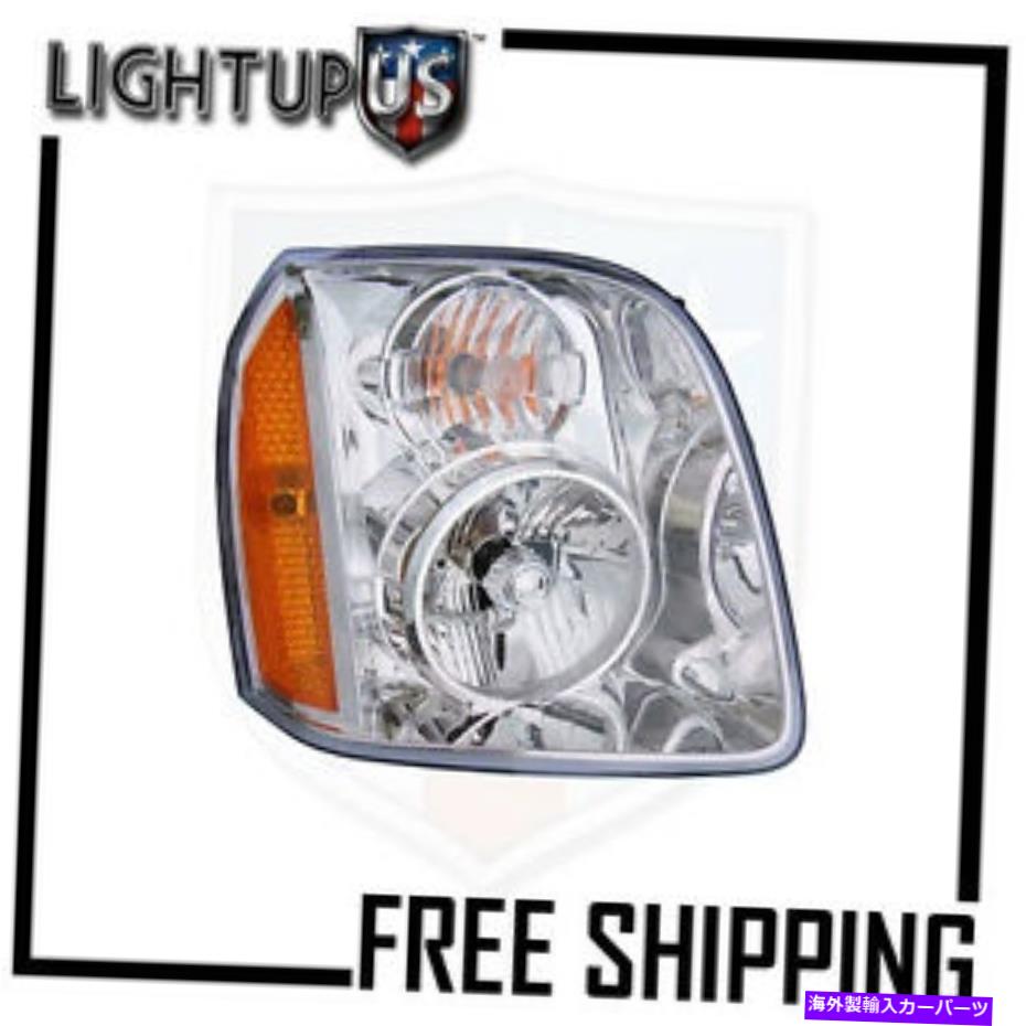 USヘッドライト フィット07-08 GMC Yukonヘッドライト/ランプ乗客（右のみ） Fits 07-08 GMC YUKON HEADLIGHT/LAMP Passenger (Right Only)【並行輸入品】