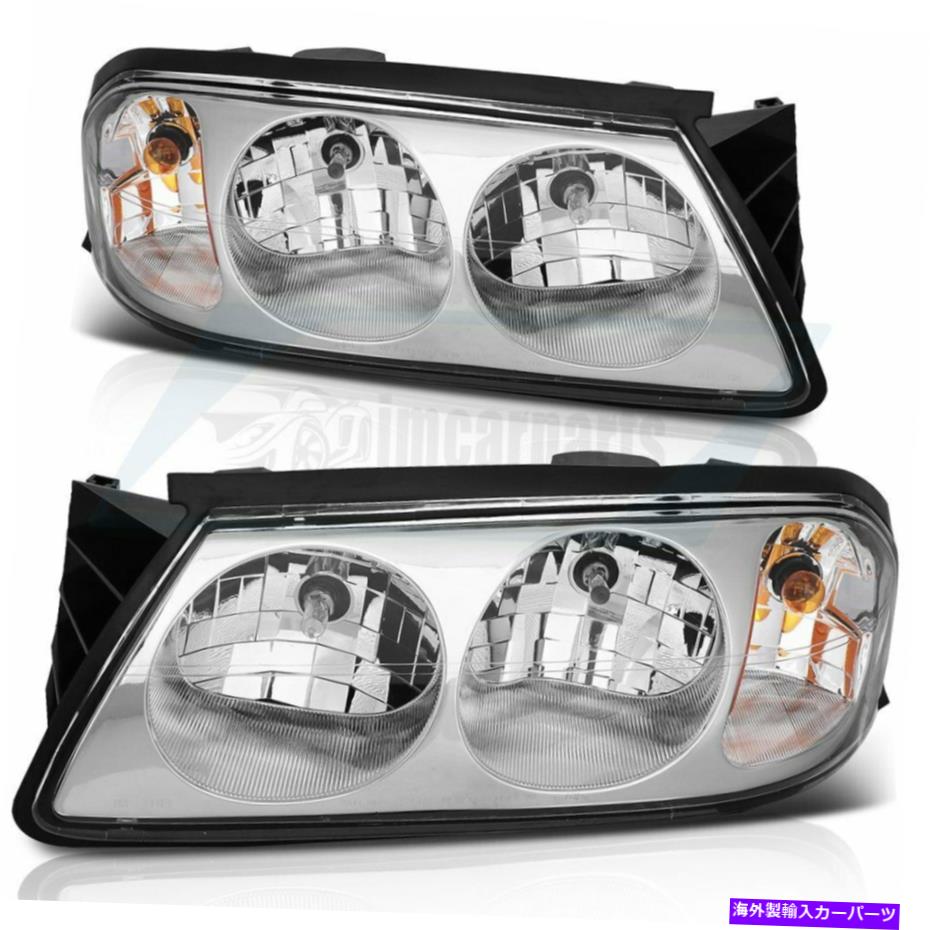 USヘッドライト ヘッドライトアセンブリは2000-2005のシボレーのインパラ左+右側をクリアヘッドランプ Headlights Assembly Fits 2000-2005 Chevy Impala Left+Right Sides Clear Headlamps【並行輸入品】