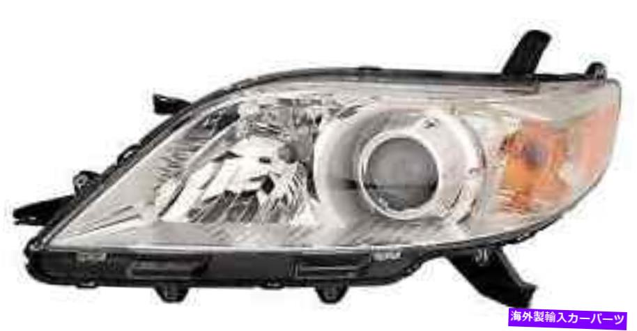 USヘッドライト Sienna Base / L / Le 2015 2017 2017 2017 2017 2017 New Left driver headlight & bulbs for Sienna base / L / LE 2015 2016 2017 2018【並行輸入品】