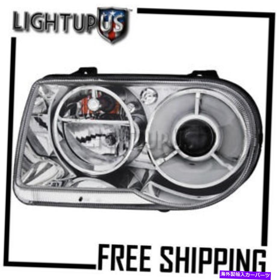USヘッドライト 2005-2010 Chrysler 300 300 Cハロゲン投影左ドライバーLHヘッドライト 2005-2010 CHRYSLER 300 300C Halogen Projection Left Driver LH Headlight【並行輸入品】