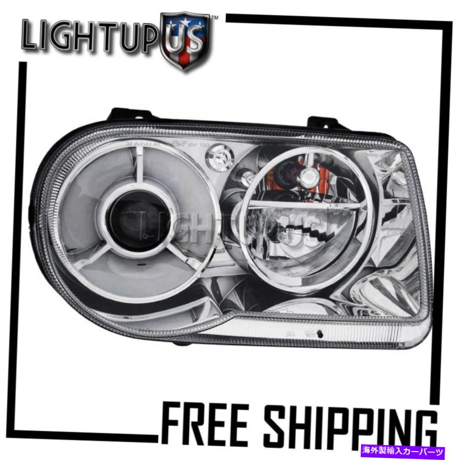 USヘッドライト 2005-2010 Chrysler 300 300 Cハロゲン投影右乗客RHヘッドライト 2005-2010 CHRYSLER 300 300C Halogen Projection Right Passenger RH Headlight【並行輸入品】