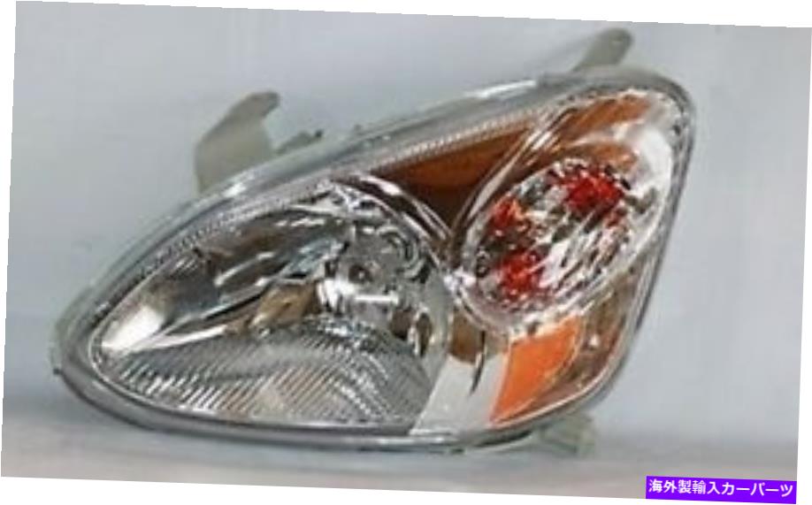 USヘッドライト 2003-2005トヨタエコーセダンのための左側の交換ヘッドライトアセンブリ Left Side Replacement Headlight Assembly For 2003-2005 Toyota Echo Sedan【並行輸入品】
