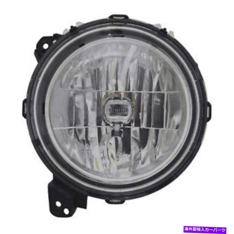 USヘッドライト ヘッドライトハロゲン高品質カーバ左のドライバーは2018-2019ジープラングラーフィット Headlight Halogen High Quality CAPA Left Driver Fits 2018-2019 Jeep Wrangler【並行輸入品】