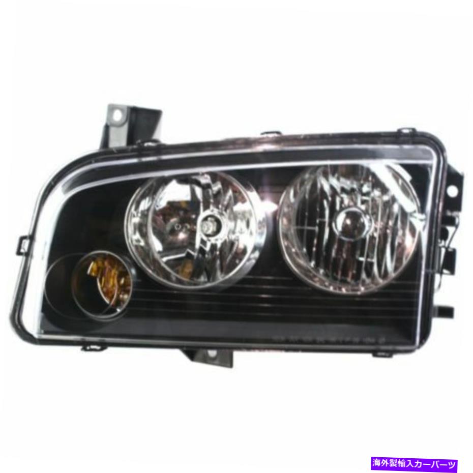 USヘッドライト 充電器06-07、運転者側のヘッドライト、クリアレンズ。黒のインテリア For Charger 06-07, Driver Side Headlight, Clear Lens; Black Interior【並行輸入品】 34,749円