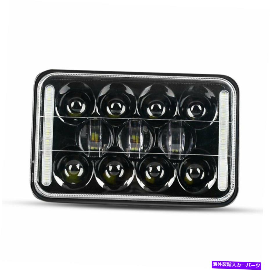 USヘッドライト ジープラングラーXJ Chevy Silveradoのための4x6inch LEDヘッドライトHI / LOビームDRLライト 4x6inch LED Headlights Hi/Lo Beam DRL Light for Jeep Wrangler XJ Chevy Silverado【並行輸入品】