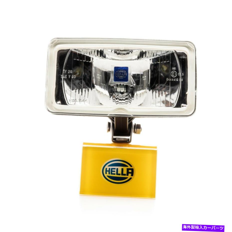 USヘッドライト ヘラコメット550透明なレンズシングル付きの滑走灯の補助ライト Hella Comet 550 Driving Lamp Auxiliary Light with Clear Lens Single【並行輸入品】