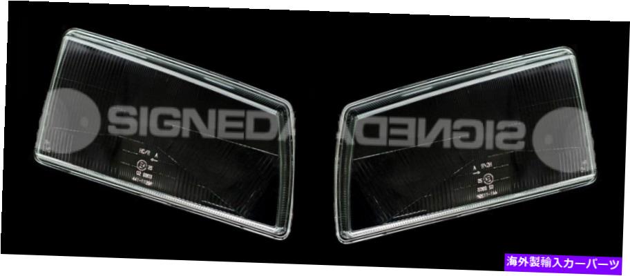 USヘッドライト VWマルチバントランスポーターカラーT4ヘッドライトガラスレンズ対左+右97-03 VW Multivan Transporter Caravele T4 Headlight Glass Lens PAIR Left + Right 97-03【並行輸入品】